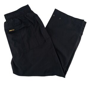 Zero Restriction Mens Small Gore-Tex Rain Pants Black Waterproof Golf Gorpcore